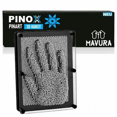 PINOX Pinart 3D Nagelbild Pinpression Nagelbrett Metall Retrospiel Deko für 3D-Abdrüc
