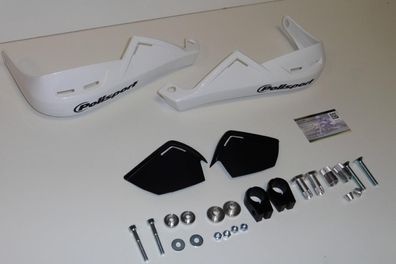 Handprotektoren Integral Evolution handguards passt an Kawasaki Klx weiß