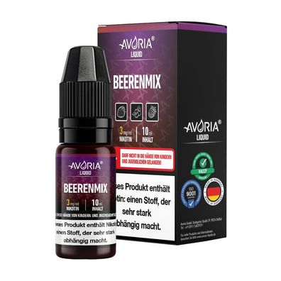 Avoria - Beerenmix E-Zigaretten Liquid 6 mg/ ml