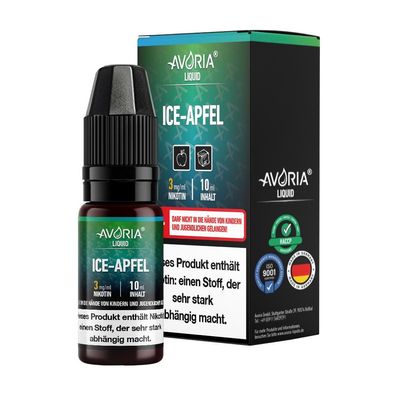 Avoria - Ice Apfel E-Zigaretten Liquid 0 mg/ ml