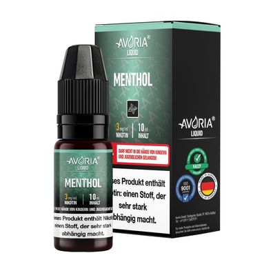 Avoria - Menthol E-Zigaretten Liquid 6 mg/ ml