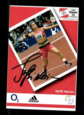 Steffi Nerius Autogrammkarte Original Signiert Leichtathletik + A 230385