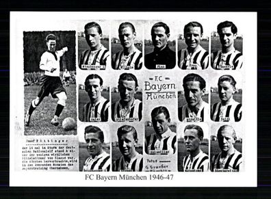 FC Bayern München Mannschaftskarte 1946-47
