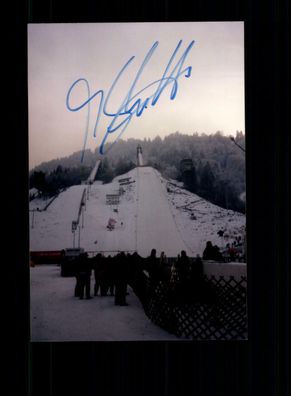 Unbekannt Skispringen Foto Original Signiert + A 230376