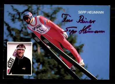 Sepp Heumann Autogrammkarte Original Signiert Skispringen + A 230389
