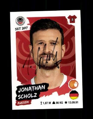Jonathan Scholz Eulen Ludwigshafen DHB Handball Original Signiert + A 230475