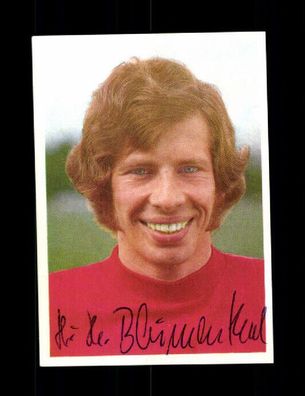Bernd Blumenthal Hannover 96 Bergmann Sammelbild 1973-1974 + A 230438