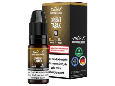 Avoria - Orient Tabak - Nikotinsalz Liquid 20 mg/ ml