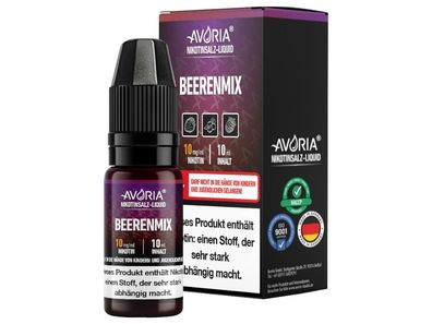 Avoria - Beerenmix - Nikotinsalz Liquid 10 mg/ ml