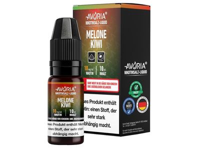 Avoria - Melone-Kiwi - Nikotinsalz Liquid 10 mg/ ml
