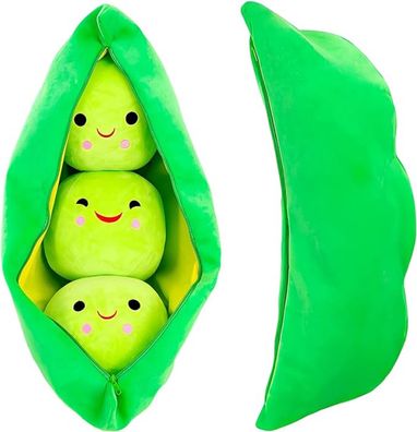 Riesige Erbsen in einer Schote, Pl¨¹schtier, Erbsenschotenkissen, s¨¹?es Erbsen-Stoff