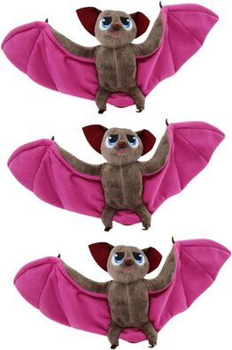 3 St¨¹ck Tierspielzeug Pl¨¹sch Desktop Spielzeug Fledermaus Spielzeug Stofftiere Weih