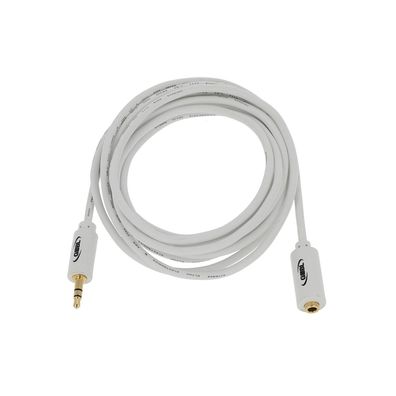 G&BL Audio Verlängerungskabel 3,5 mm Klinke 3m Kabel weiß