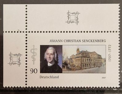 BRD - MiNr. 2588 - 300. Geburtstag von Johann Christian Senckenberg