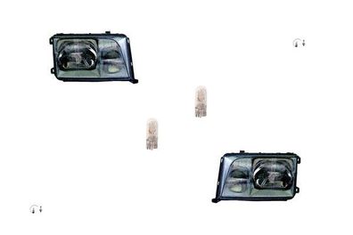 Scheinwerfer Halogen Front passend für Mercedes W124 93-95 Leuchtmittel Satz L R