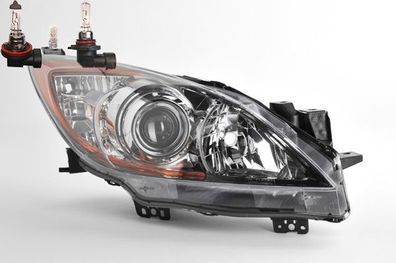 Scheinwerfer Halogen Front passend für Mazda 3 BL 06/2009- Rechts + Leuchtmittel