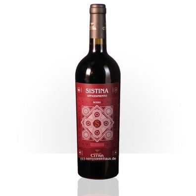 Citra Vini S.C.p.A. 'SISTINA' Appassimento Rosso 0.75 Liter