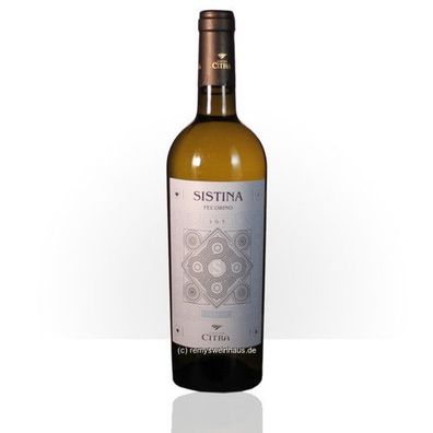 Citra Vini S.C.p.A. 2022 'SISTINA' Pecorino Terre di Chieti IGP 0.75 Liter