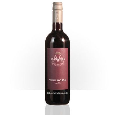 Mánnara Mannara Vino Rosso (SÜSS) Amabile 0.75 Liter