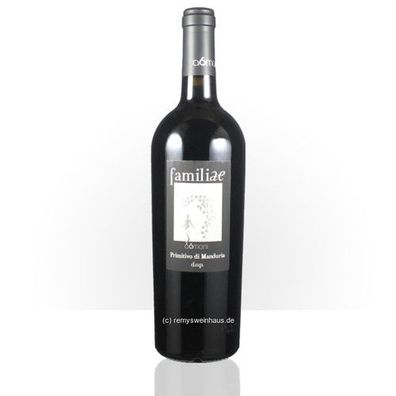 A6mani 2016 Primitivo di Manduria 'FAMILIAE' DOP 0.75 Liter