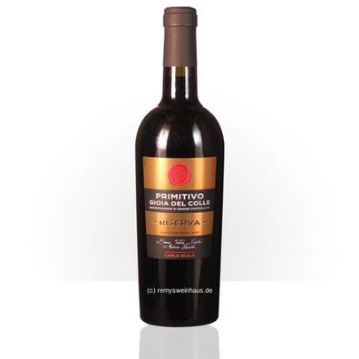 Carlo Scala 2017 Primitivo Gioia del Colle Riserva DOC 0.75 Liter