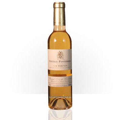 Lamothe 2019 (halbe) Château Fontebride Sauternes AOC 0.37 Liter