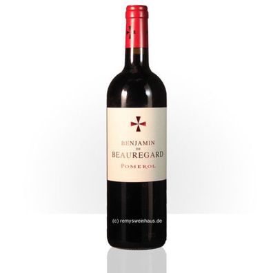 Chateau Beauregard 2019 Le Benjamin de Beauregard Pomerol AOC 0.75 Liter