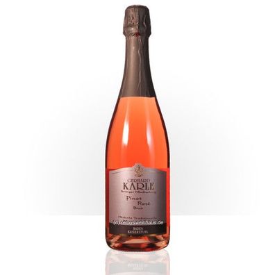 Gerhard Karle 2021 Pinot Rosé Sekt Brut (51) / Ihringer Winklerberg 0.75 Liter