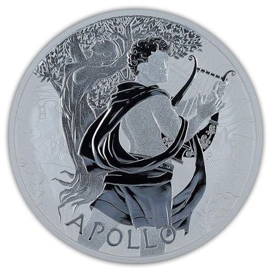 Silbermünze Tuvalu Gods of Olympus Apollo 2023 1 oz Silber 999