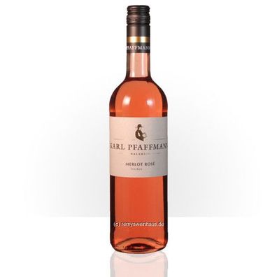 Karl Pfaffmann 2023 Merlot ROSÉ trocken (243) Walsheim Qualitätswein 0.75 Lite