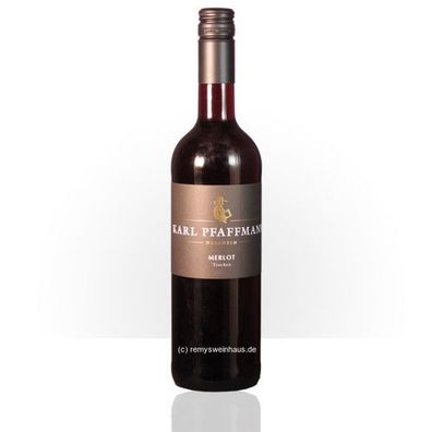 Karl Pfaffmann 2022 Merlot trocken (212) Walsheim Deutscher Qualitätswein 0.75