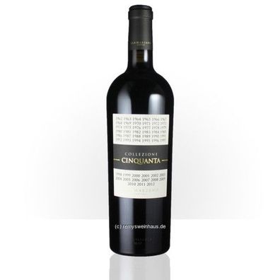 Cantine San Marzano Collezione Cinquanta 50 Vino Rosso d´Italia 0.75 Liter