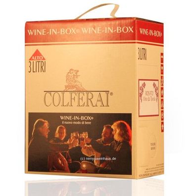 Colferai Azienda Vinicola BIB(3L) Rosato Vino da Tavola 3 Liter 3.00 Liter