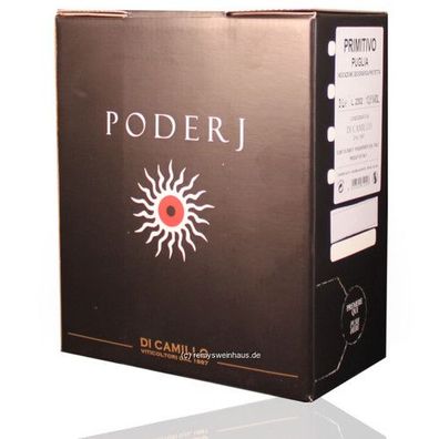 Condizionato Da Di Camillo BIB(3L) PODERJ Primitivo Puglia IGT 3.00 Liter