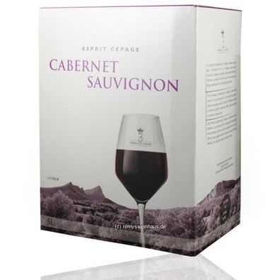 Les Coteaux du Pic BIB(5L) Cabernet Sauvignon 'Esprit Cepage ' Pays d´Oc IGP 5.0