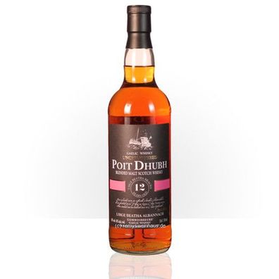 Praban na Linne Ltd Whisky POIT DHUBH Blended Malt 12 Jahre 0.70 Liter