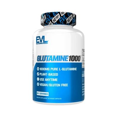 EVL Nutrition Glutamine 1000 (60 vcaps) Unflavoured