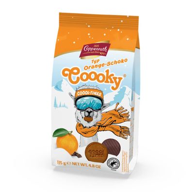 Coppenrath Coool Times Coooky Orange Schoko Zartbitterschokolade 135g