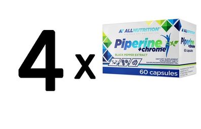 4 x Piperine + Chrom - 60 caps