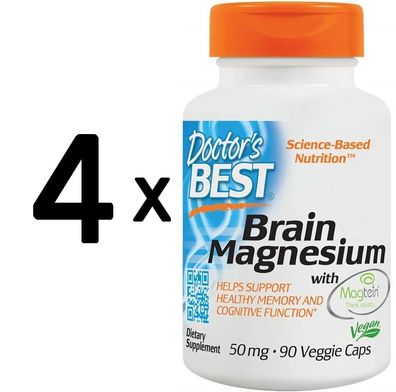 4 x Best Brain Magnesium - 60 vcaps