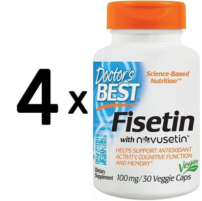 4 x Fisetin featuring Novusetin - 30 vcaps