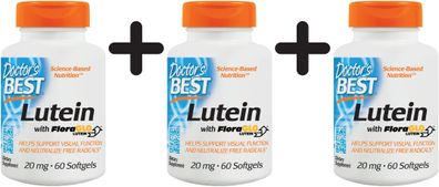3 x Lutein with FloraGLO - 60 softgels