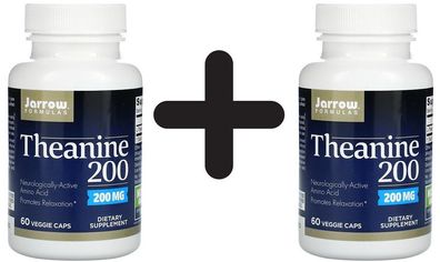 2 x Theanine, 200mg - 60 vcaps