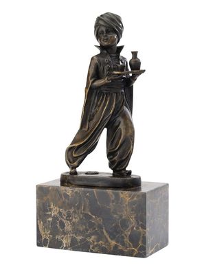Bronze nach Ferdinand Preiss Junge Orient Bronzeskulptur Art Deko antik Stil