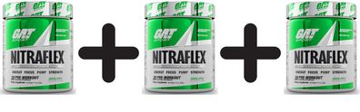3 x Nitraflex Advanced, Green Apple - 285g