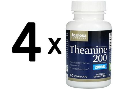 4 x Theanine, 200mg - 60 vcaps