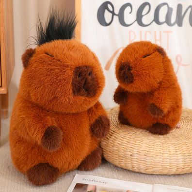 Kuscheltier Capybara Gefüllte Puppe Cute Wasserschwein Stoffpuppen Kinder Trostpuppe