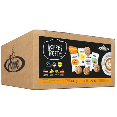 Hoppe Fairtrade Beste Mischung 120 Stück einzeln verpackt 800g