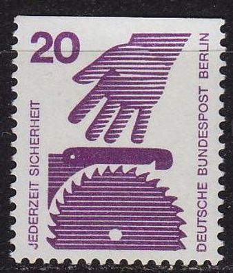 Germany BERLIN [1971] MiNr 0404 C ( * */ mnh ) Unfall