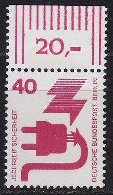 Germany BERLIN [1971] MiNr 0407 ( * */ mnh ) [03] Unfall ORand